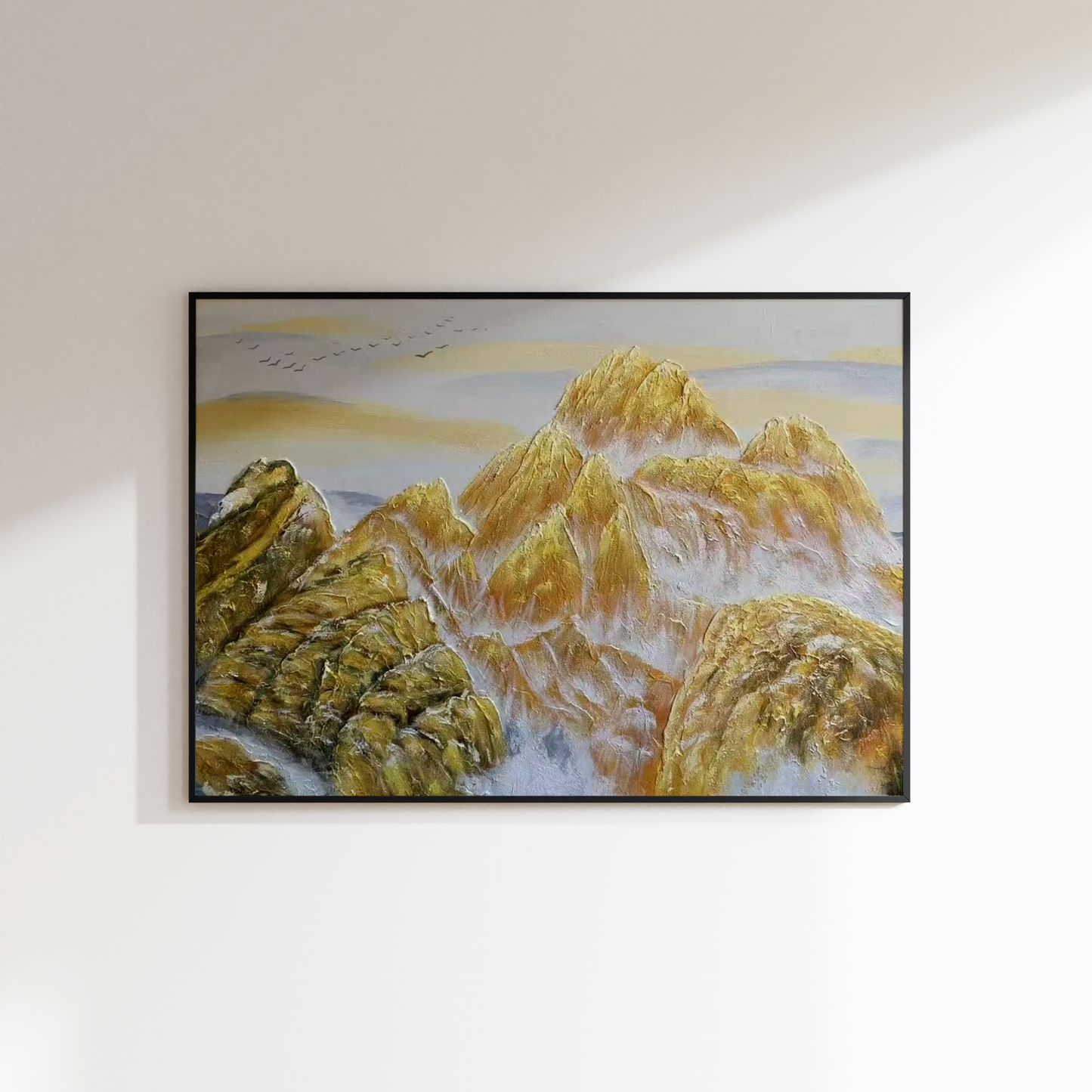 Gold Mountain Oil Painting