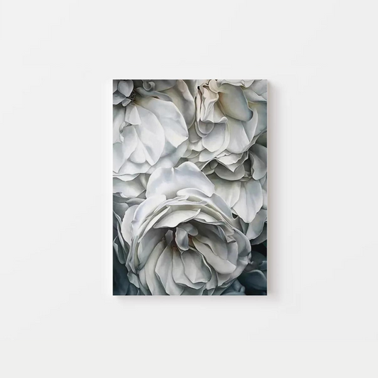 Black White Rose Canvas