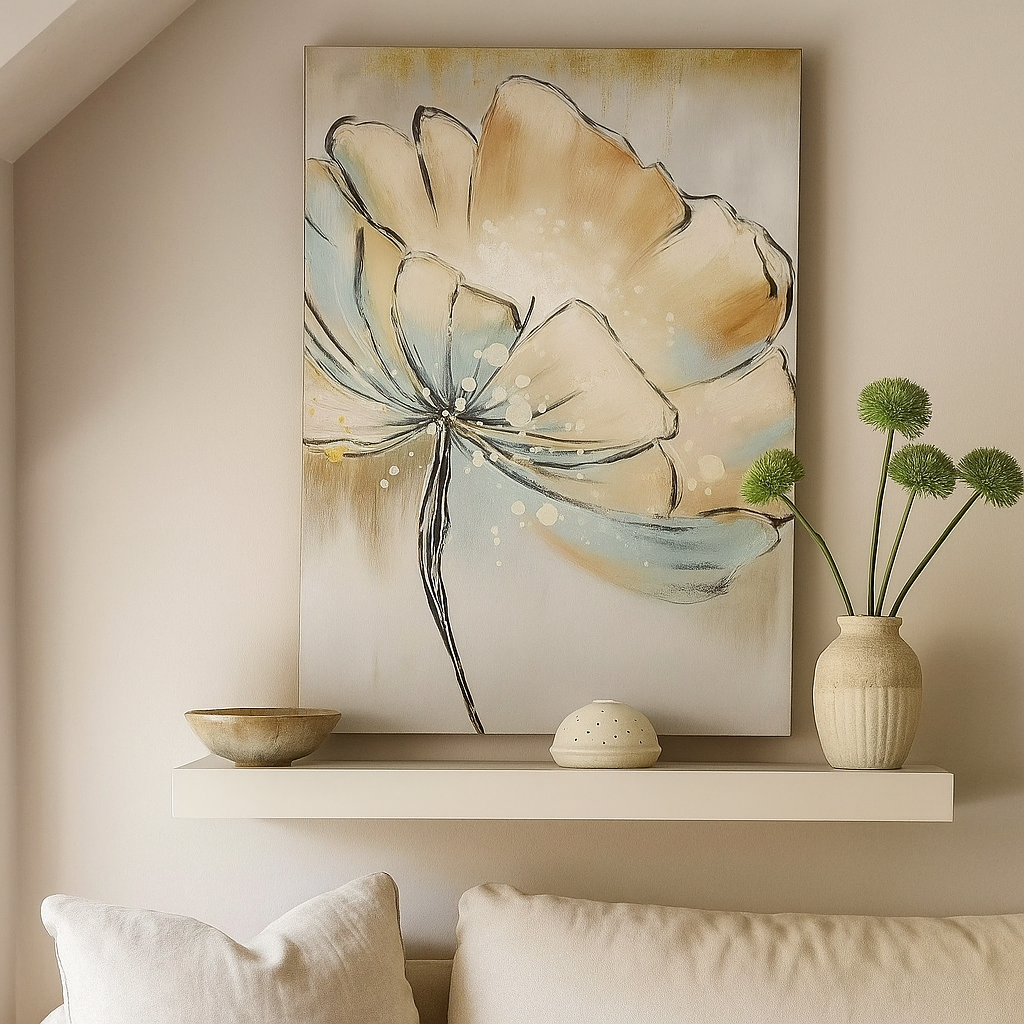 Fairy Flower Oil Painting