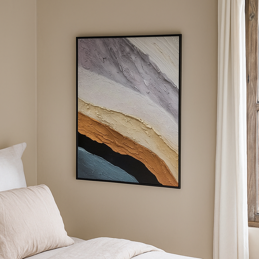 Textured Multi Colour Oil Painting