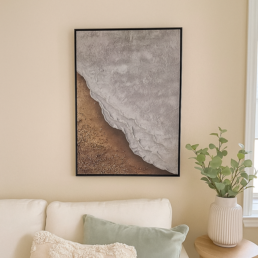 Beach Shore Oil Painting