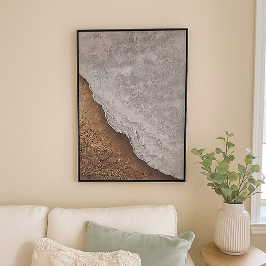 Beach Shore Oil Painting