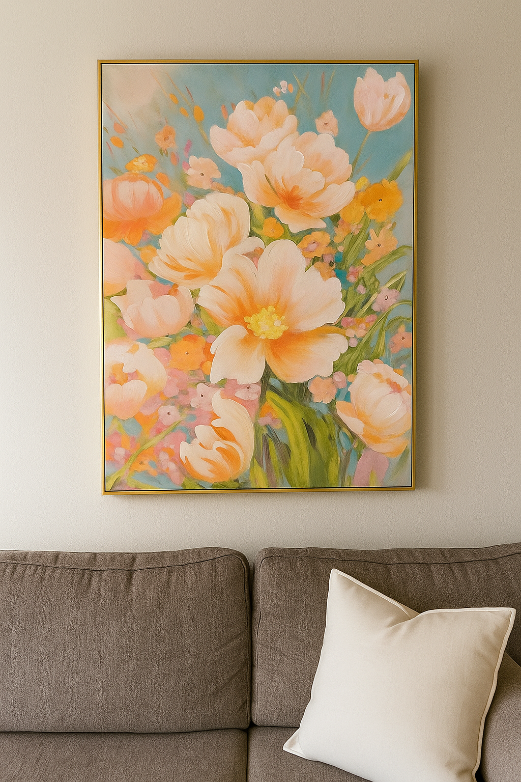 Yellow Begonia Oil Painting