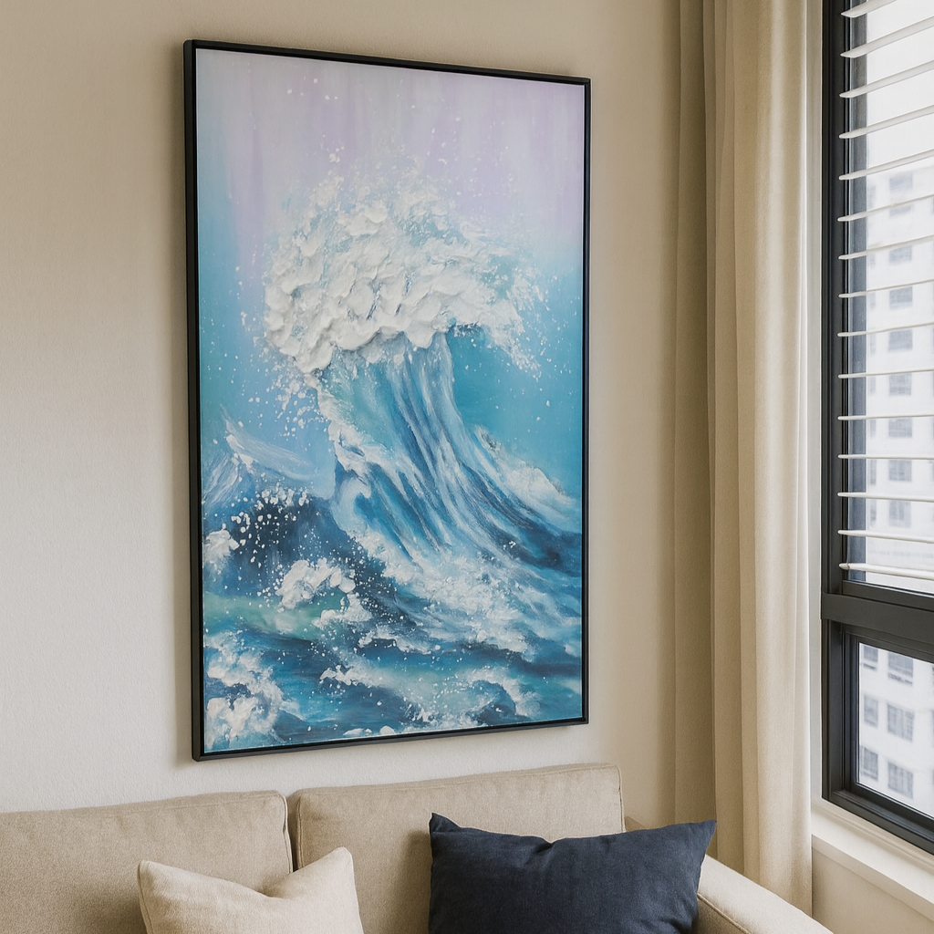 Splash Wave Oil Painting