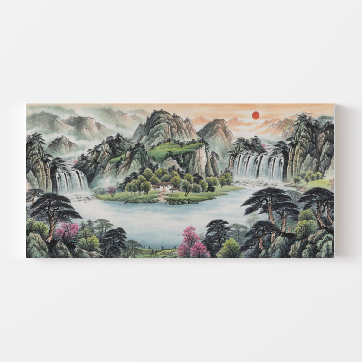 Mountain Treasure Bowl Large Canvas