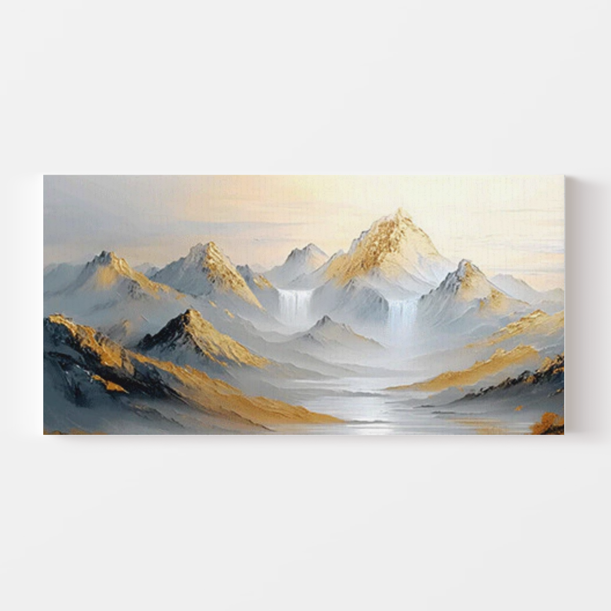 Abstract Mountain Large Canvas