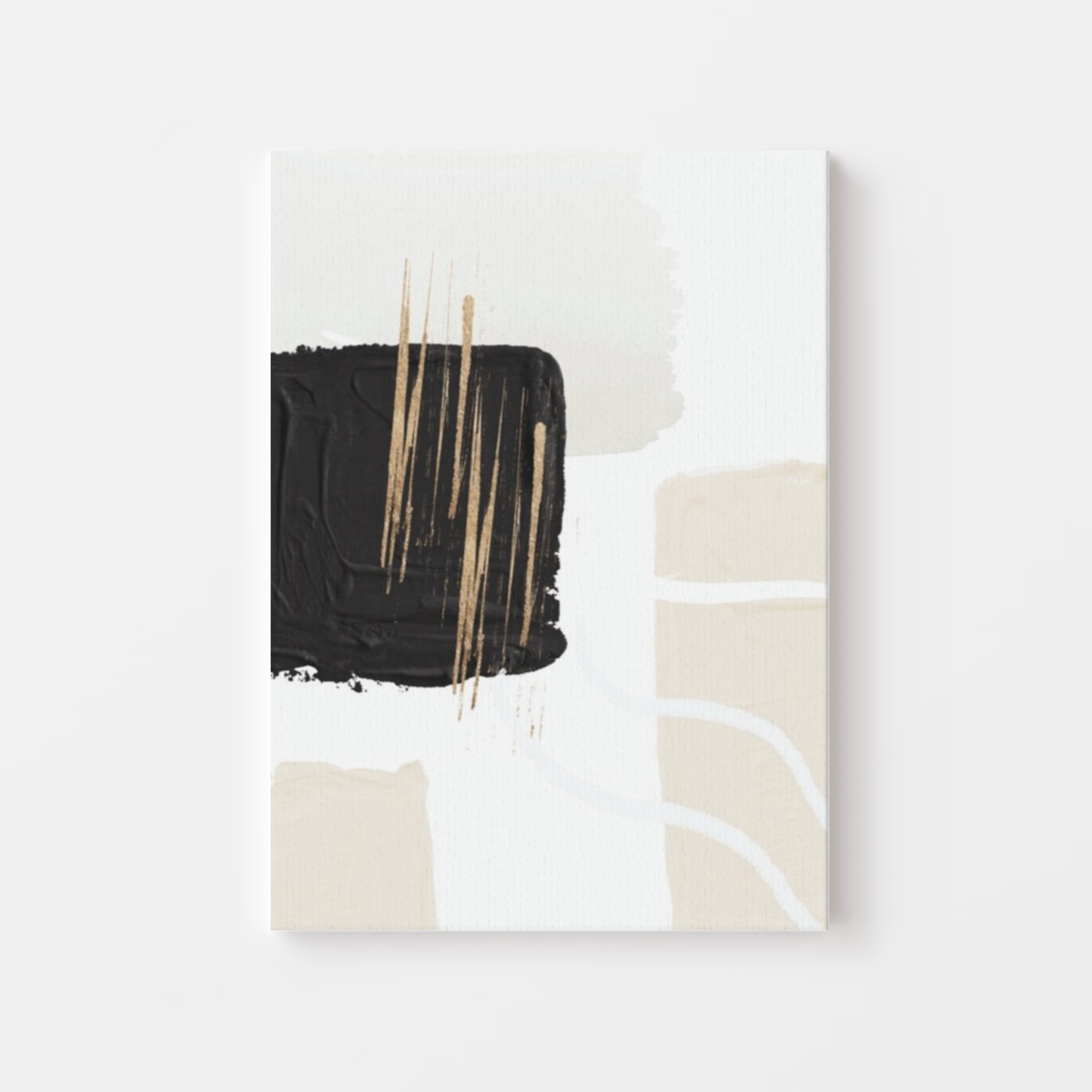 Golden Geometry Trio Canvas