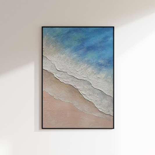 Blue Shore Oil Painting