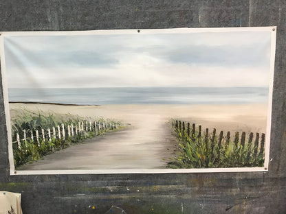 Silent Shore Oil Painting