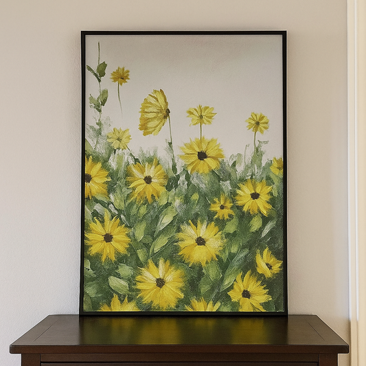 Yellow Flower Oil Painting