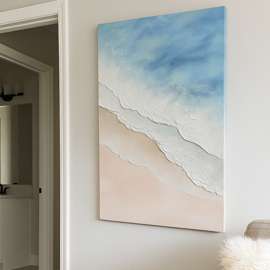 Blue Shore Oil Painting