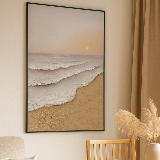 Sunset Beach Oil Painting