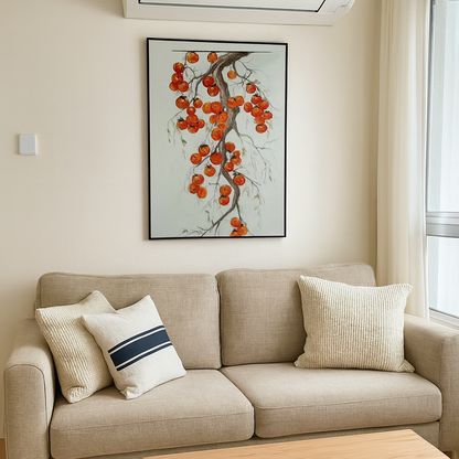 Cherry Branch Oil Painting