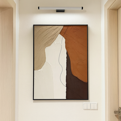 Brown & Beige Oil Painting