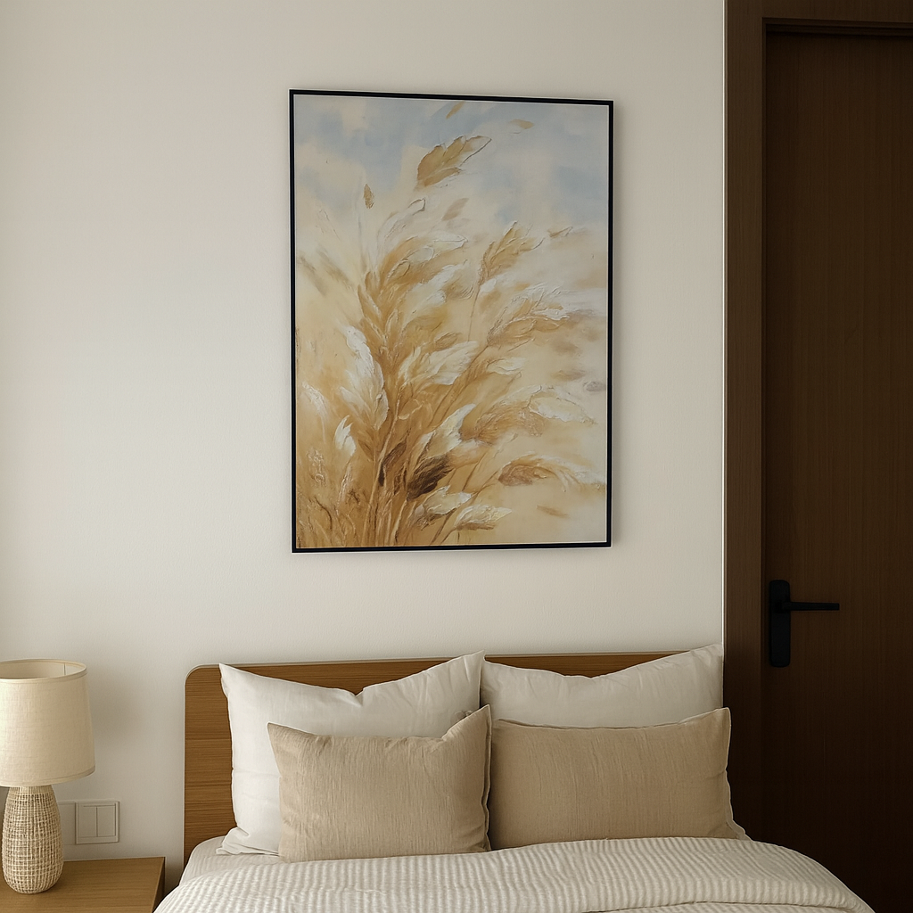 Wheat Oil Painting