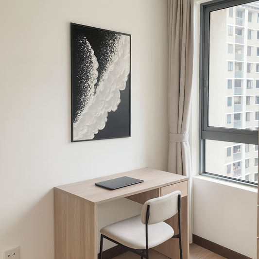 Black Waves Oil Painting