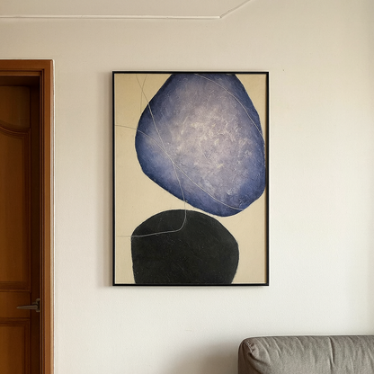 Purple Stone Oil Painting