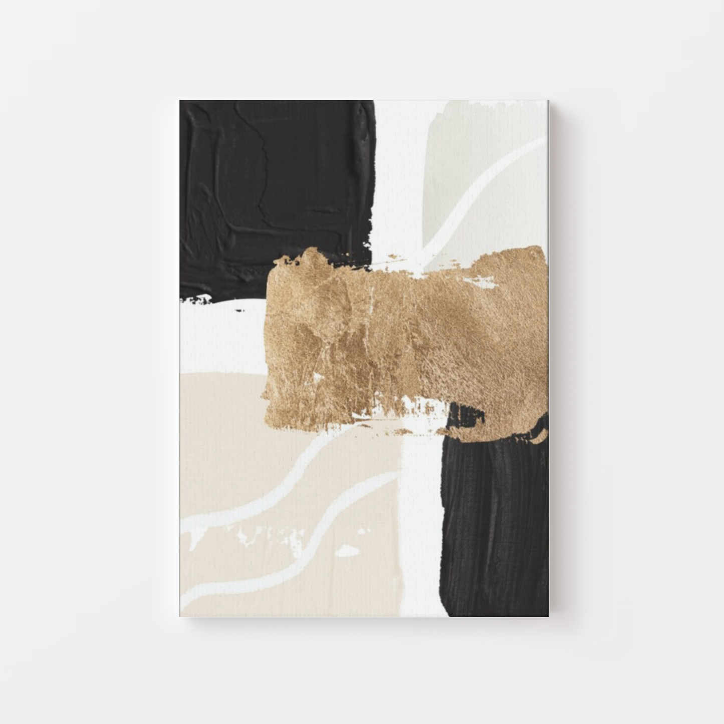 Golden Geometry Trio Canvas