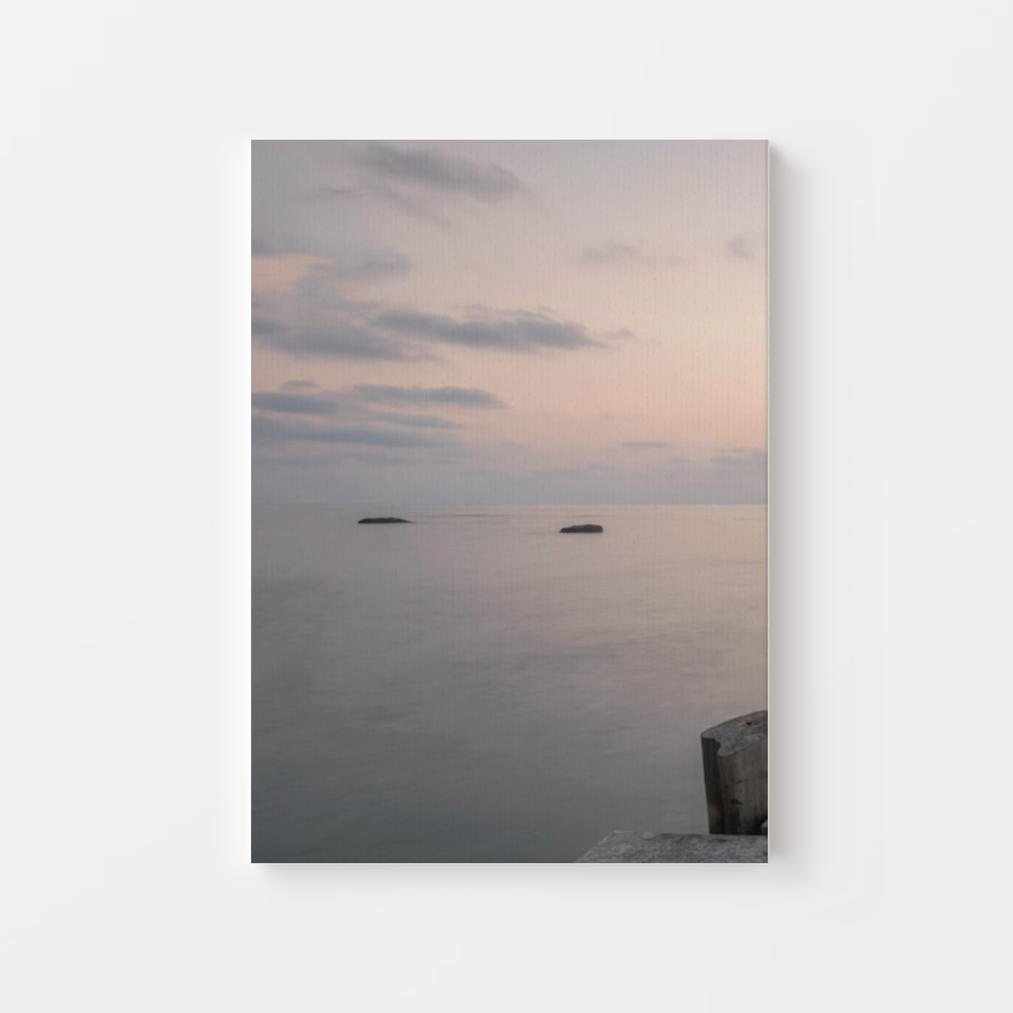 Sunset Pier Serenity Canvas