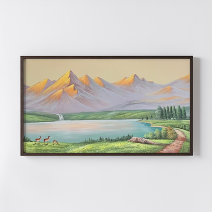 Greenland Deer Oil Painting