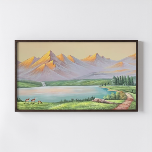 Greenland Deer Oil Painting