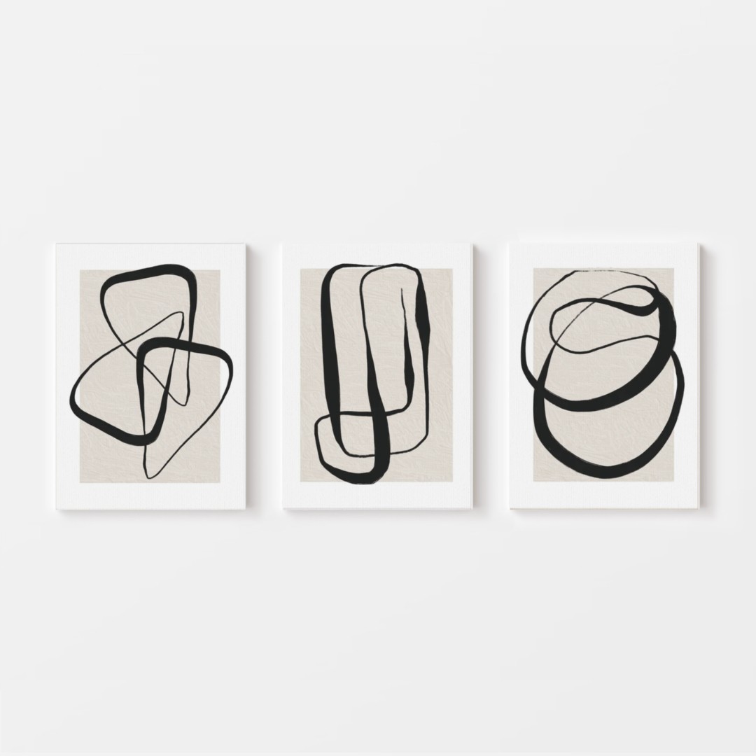 Modern Minimalist Line Canvas