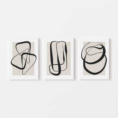 Modern Minimalist Line Canvas