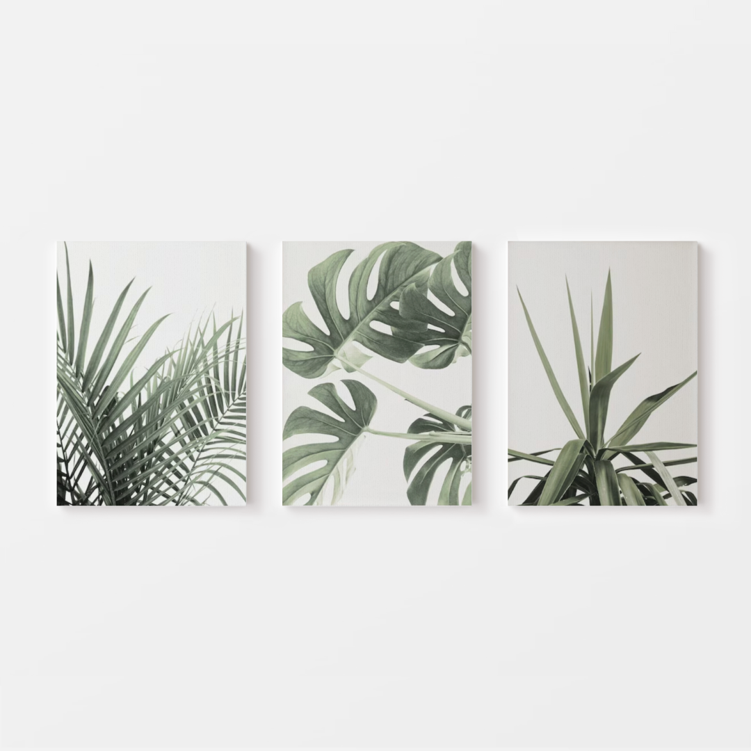 Lush Leaf Harmony Canvas